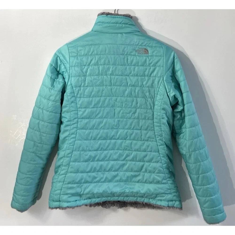 Girls The North Face Reversable Mossbud Jacket Sz XL 18